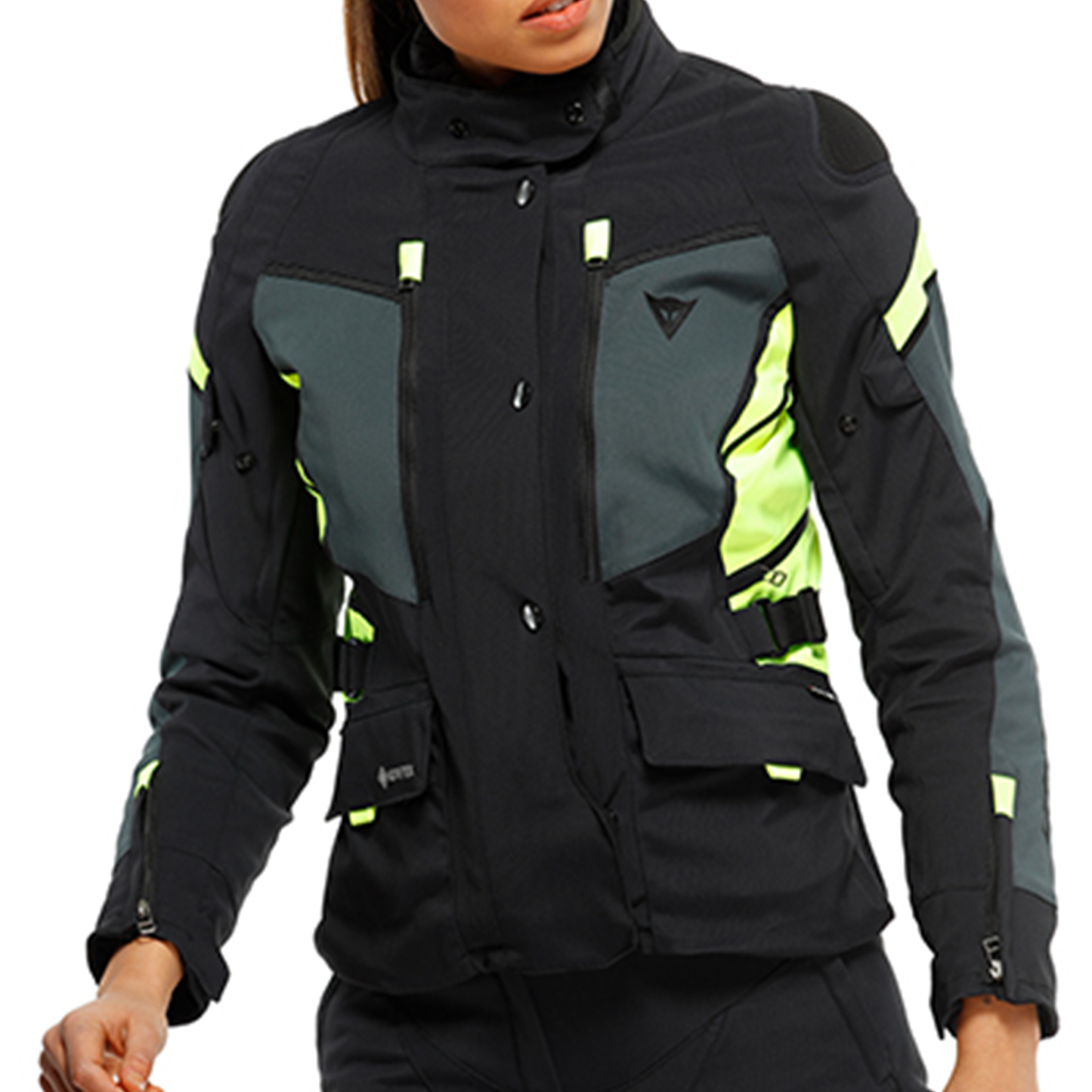 Dainese Carve Master 3 Lady Gore-Tex Jacket - Black/Ebony/Flo Yellow (U41)
