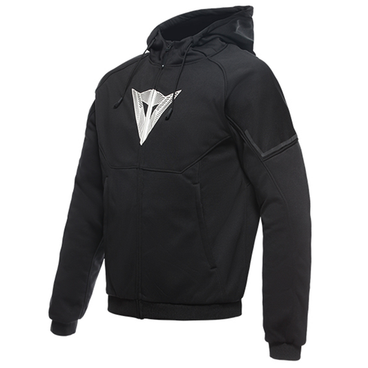 Dainese Daemon-X Safety Hoodie - Black/Black/White (948)