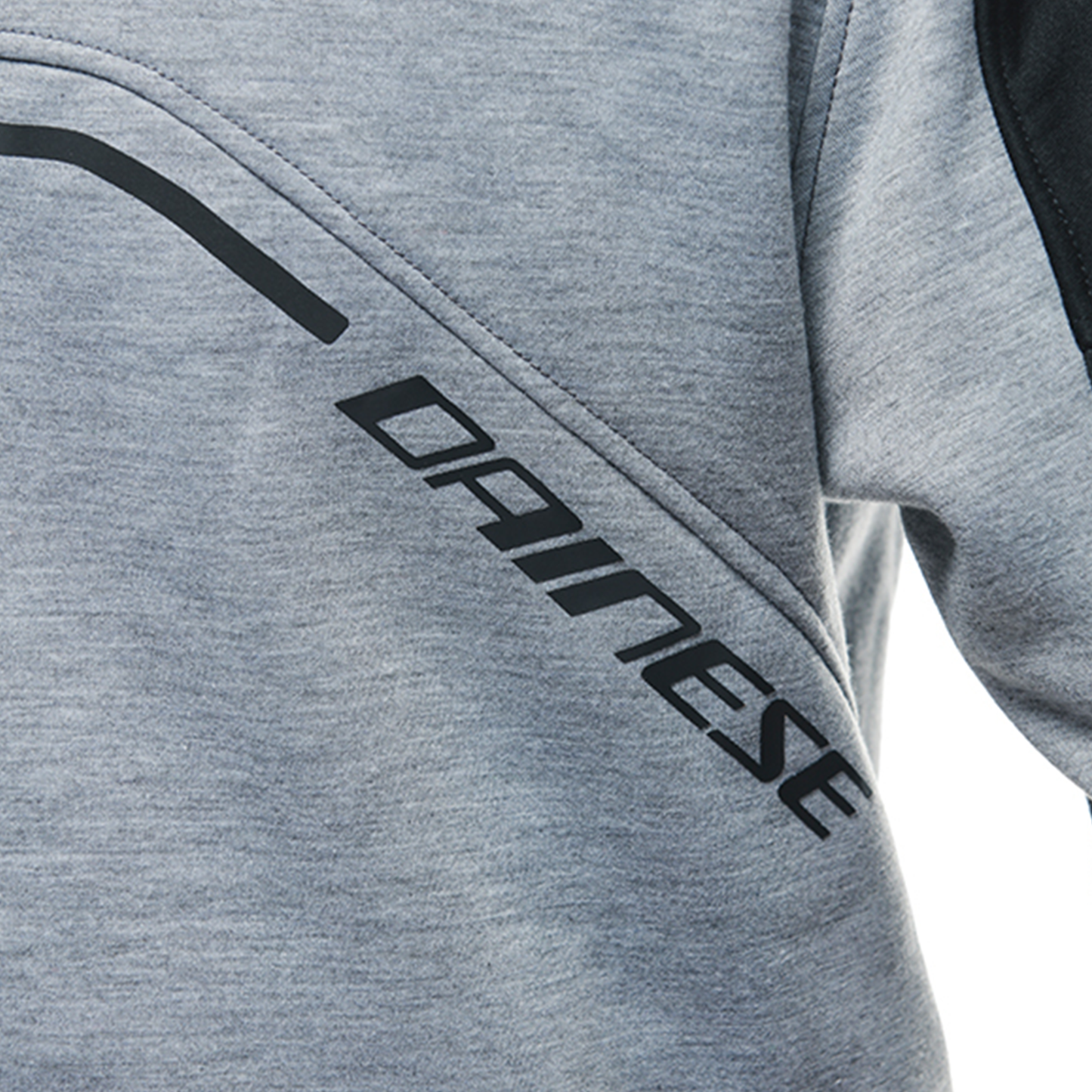 Dainese Daemon-X Safety Hoodie - Melange Grey/Black/Flo Red (95H)