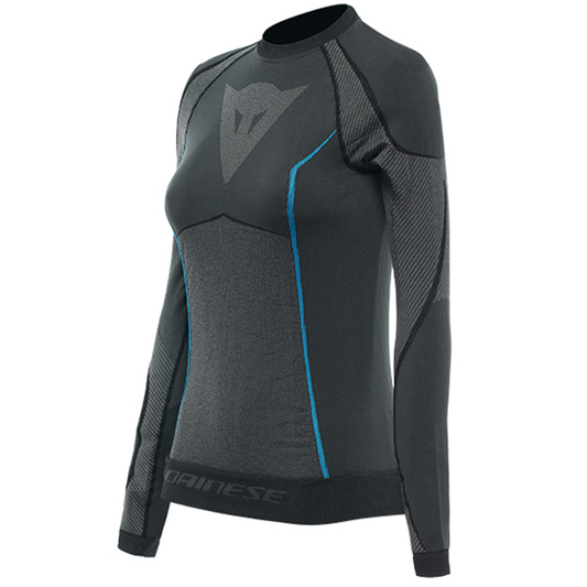 Dainese Dry Long Sleeve Lady - Black/Blue (607)
