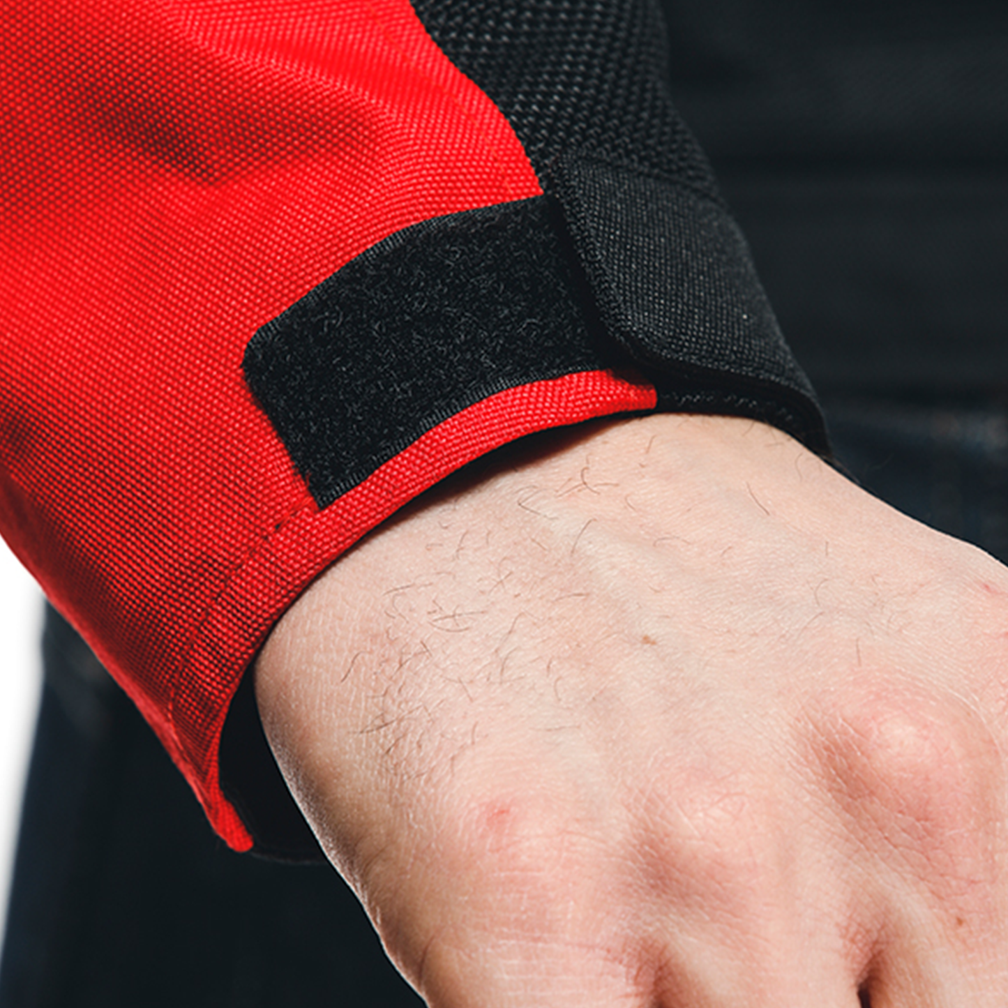 Dainese Dainese Elettrica Air Tex Jacket - Black/Lava Red/Light Blue - View 9