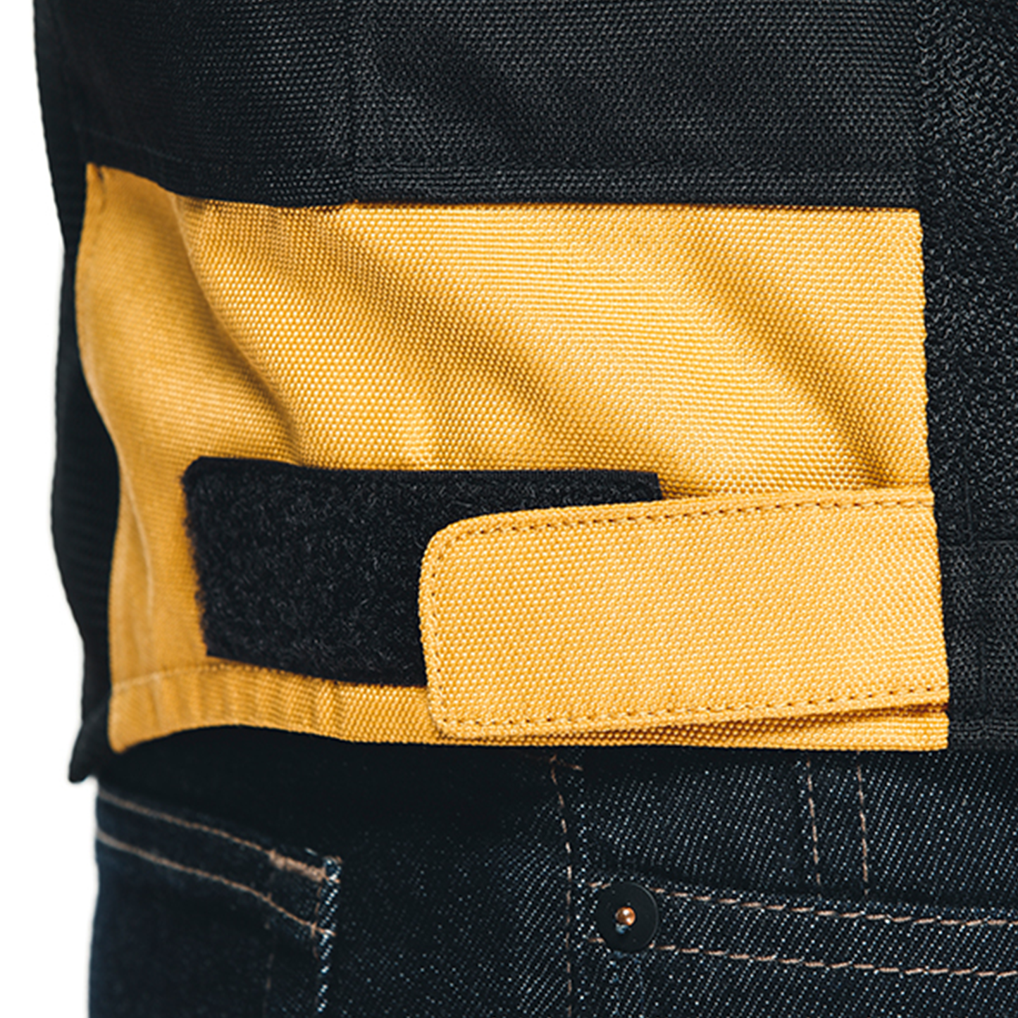Dainese Dainese Elettrica Air Tex Jacket - Black/Leather Brown/Mineral Yellow - View 10
