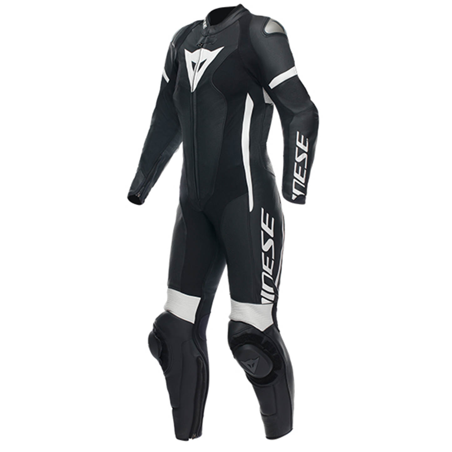 Dainese Grobnik Lady Leather 1 Piece Suit - Black/White (948)