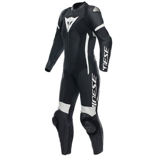 Dainese Grobnik Lady Leather 1 Piece Suit - Black/White (948)