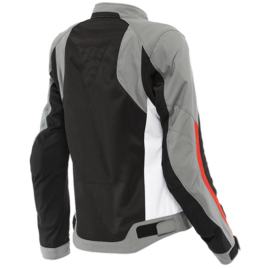 Dainese Hydraflux 2 Air Lady Jacket - Black/Charcoal Grey/Lava Red (60F)