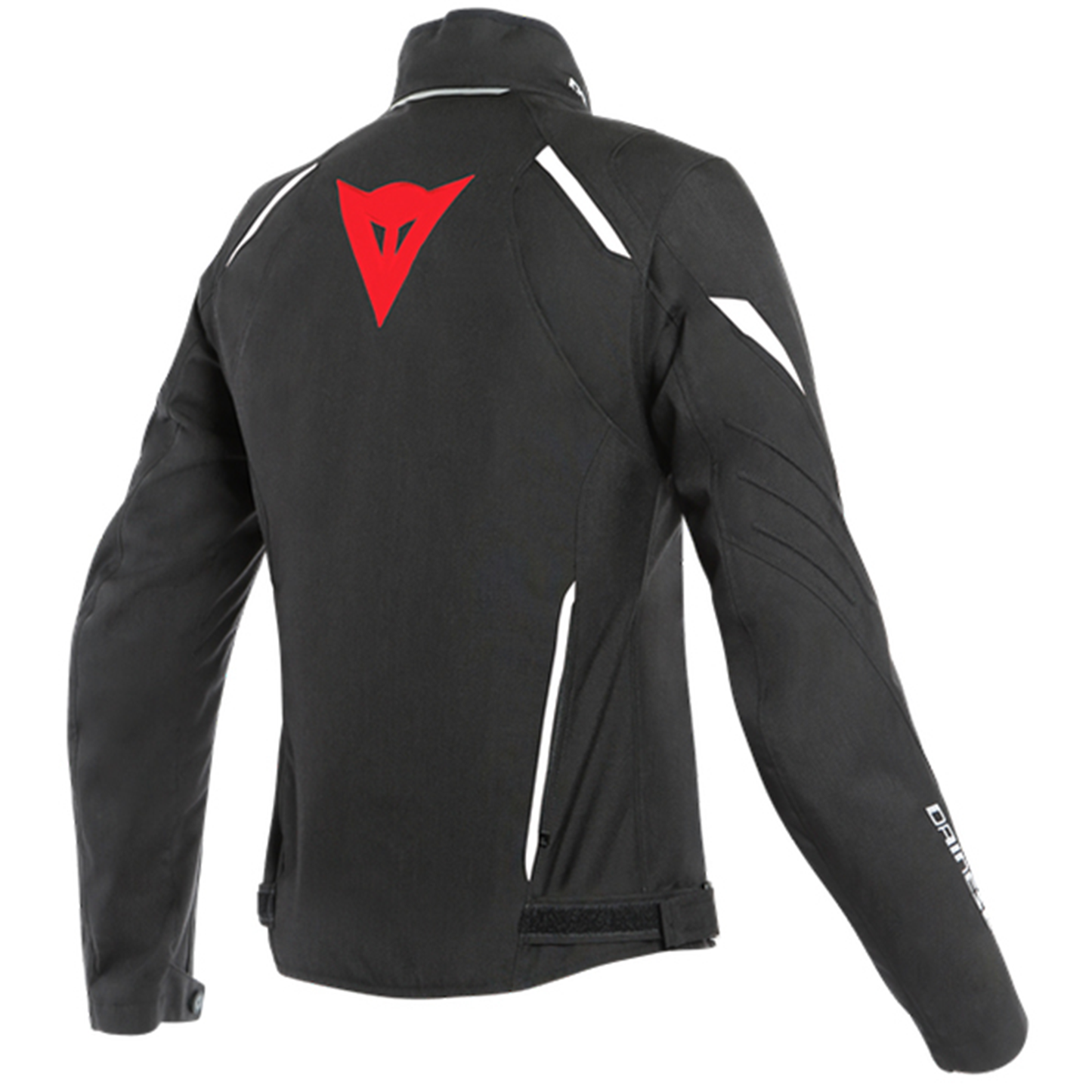 Dainese Dainese Laguna Seca 3 D-Dry Lady Jacket - Black/Lava Red/White (A77) - Side View