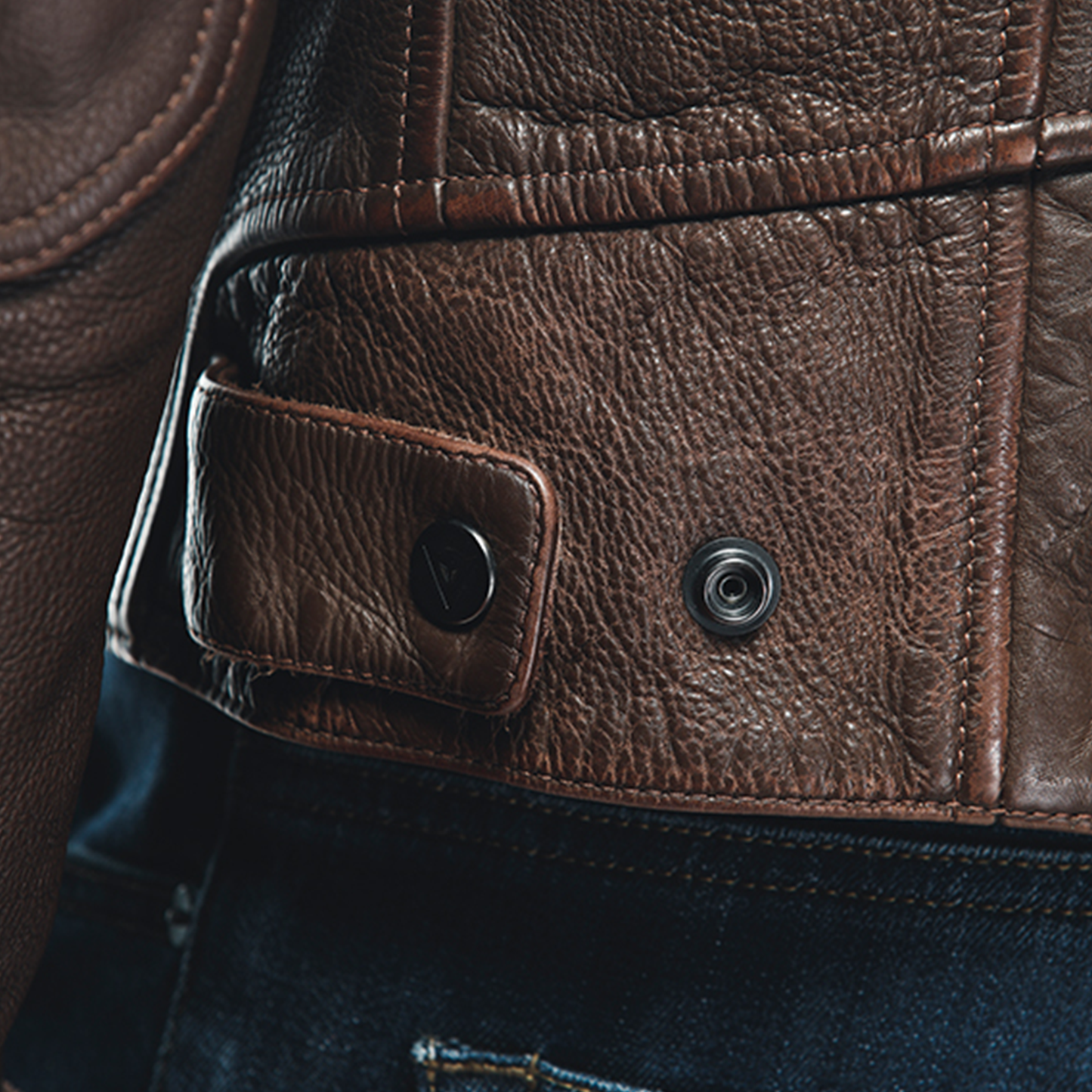 Dainese Dainese Merak Leather Jacket 58G - Brown - View 8