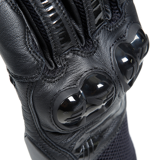 Dainese Mig 3 Leather Motorcycle Gloves - Black