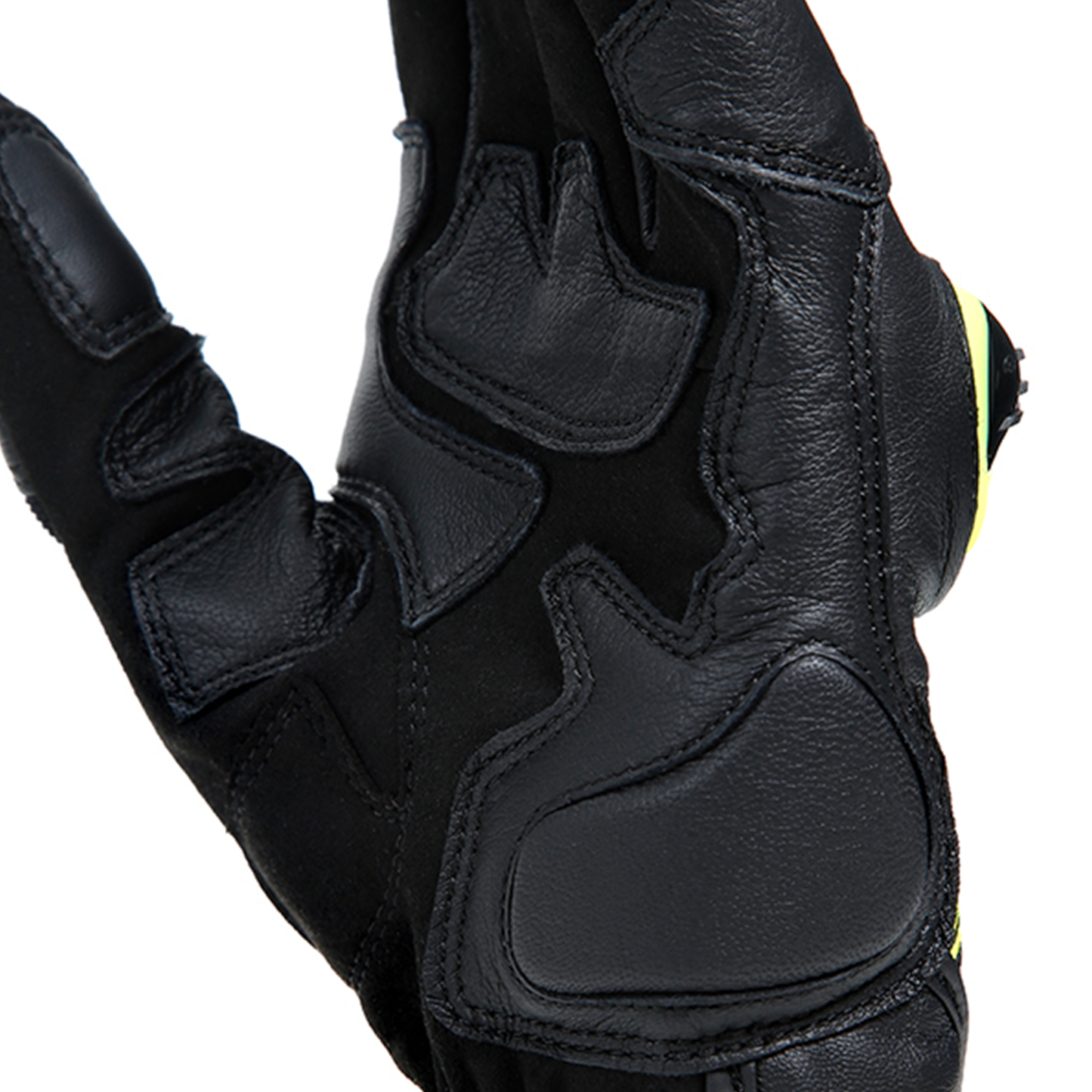 Dainese Dainese Mig 3 Leather Motorcycle Gloves - Black/Flo Yellow - View 10