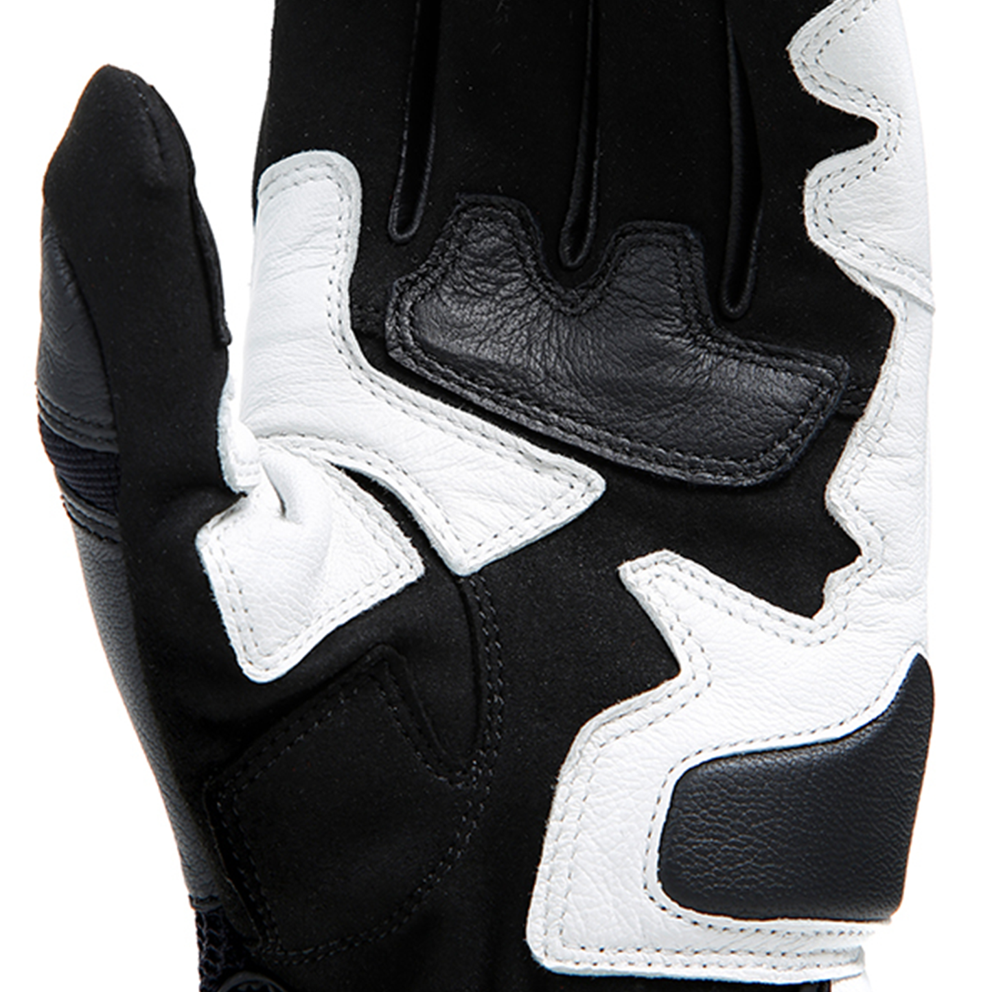 Dainese Dainese Mig 3 Leather Motorcycle Gloves - Black/White/Lava-Red - View 10