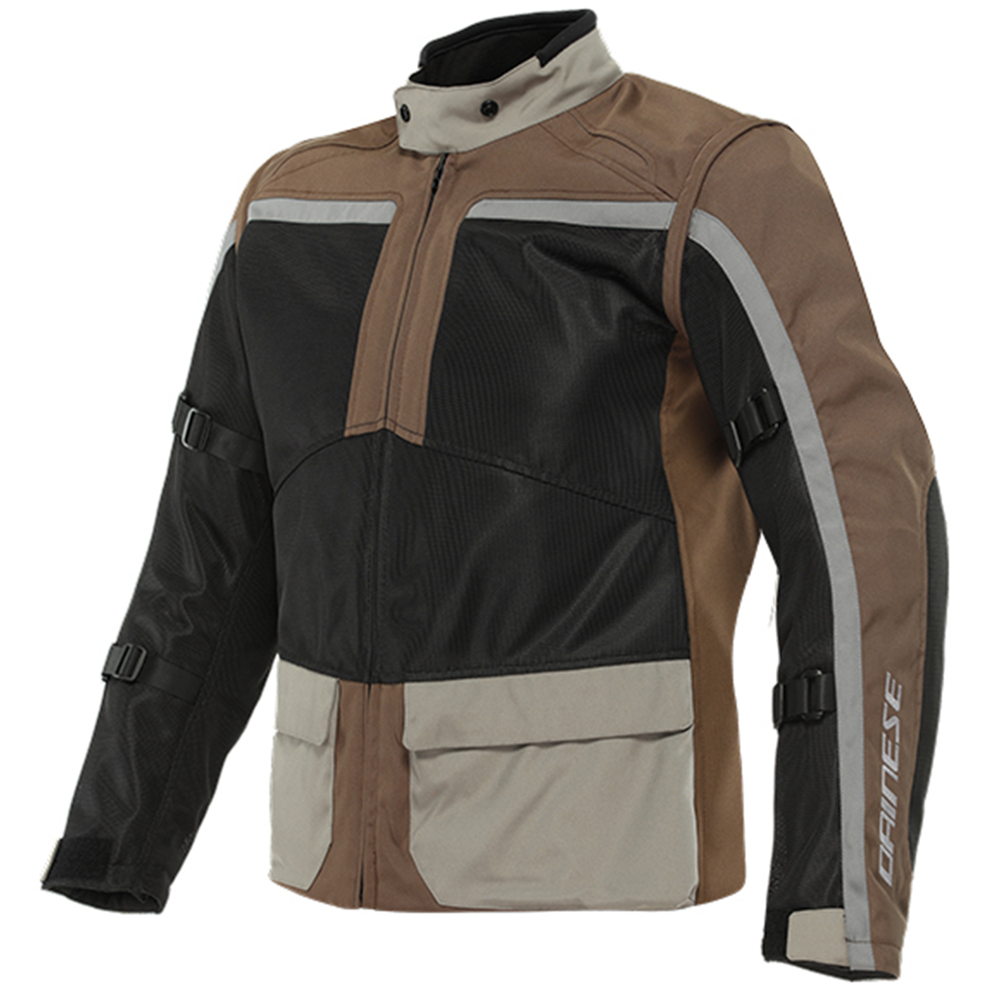 Dainese Outlaw Tex Jacket -  Black/Carafe/Walnut/Charcoal Grey