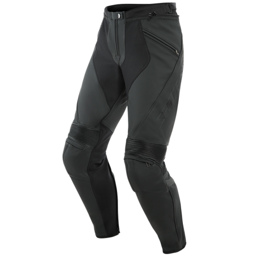 Dainese Pony 3 Leather Pants - Matt Black