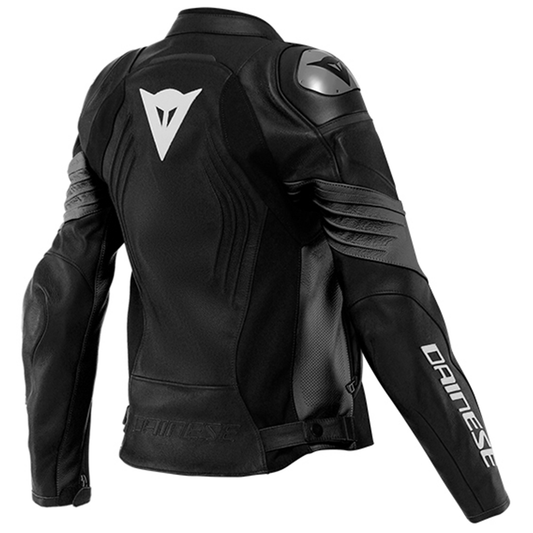 Dainese Racing 4 Lady Leather Perforated Jacket - Black (631)