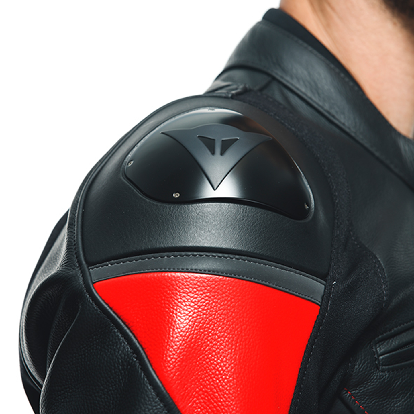 Dainese Dainese Racing 4 Leather Jacket - Lava Red/Black - View 11