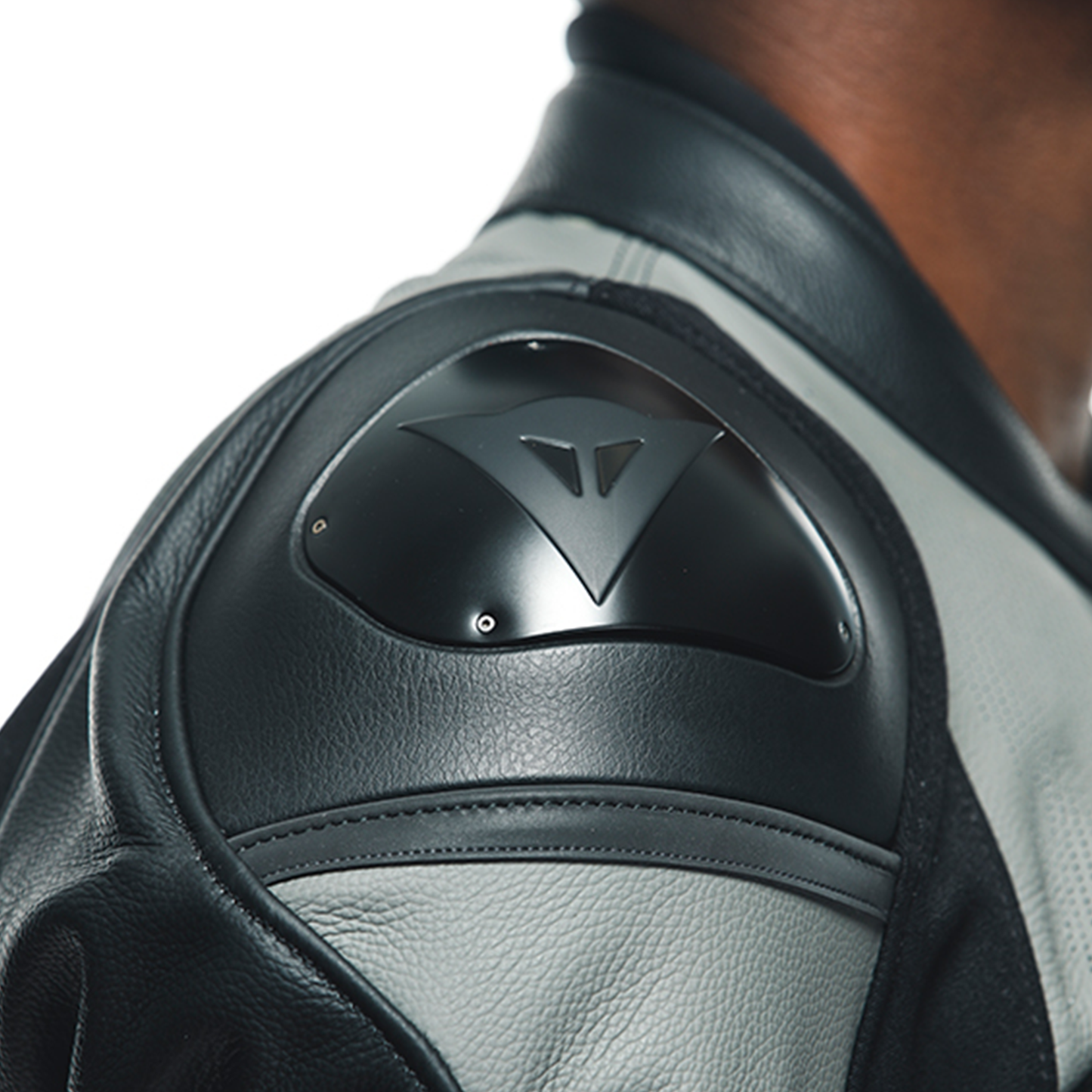 Dainese Dainese Racing 4 Leather Jacket Perforated - Black/Charcoal Grey - View 13