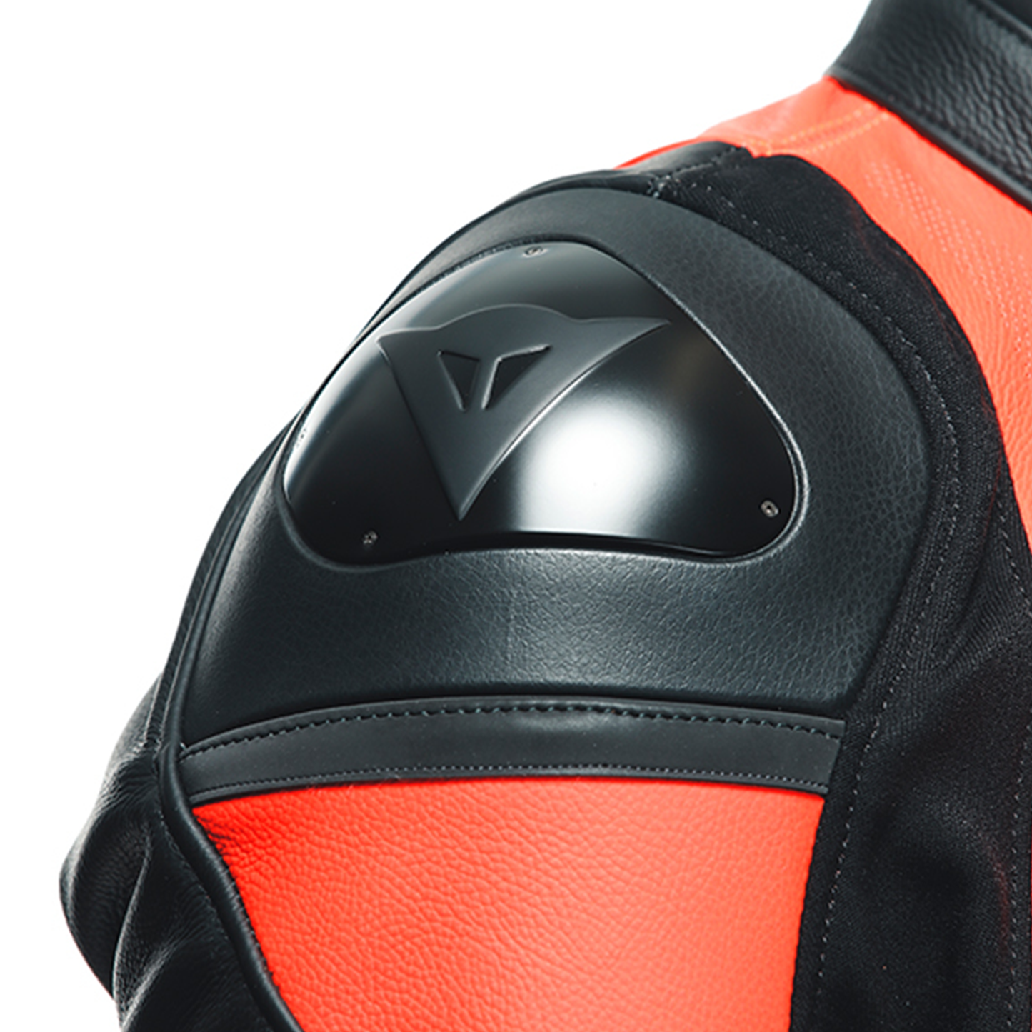 Dainese Dainese Racing 4 Leather Jacket Perforated - Black/Red Flo - View 8