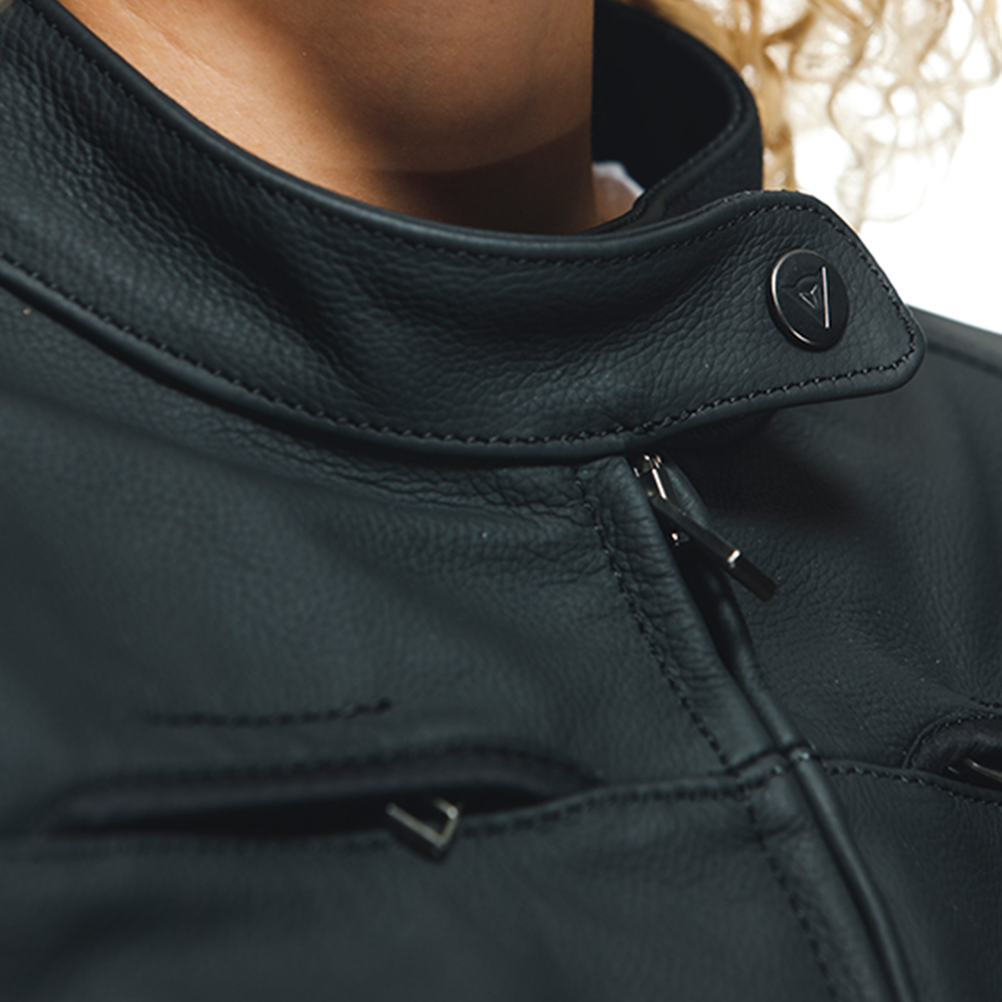 Dainese Razon 2 Lady Leather Jacket - Black (001)