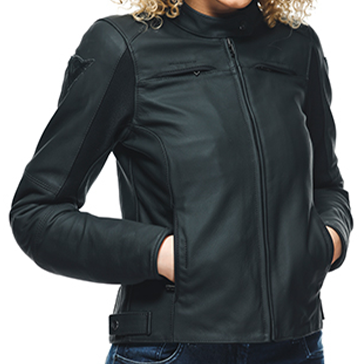 Dainese Razon 2 Lady Leather Jacket - Black (001)