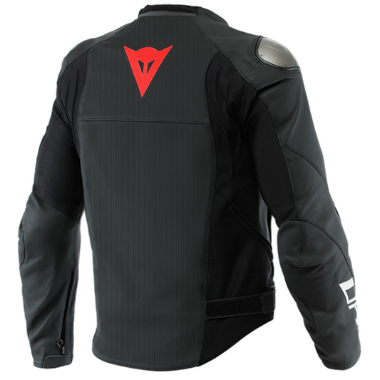 Dainese Sportiva Perf Leather Jacket - Matt Black