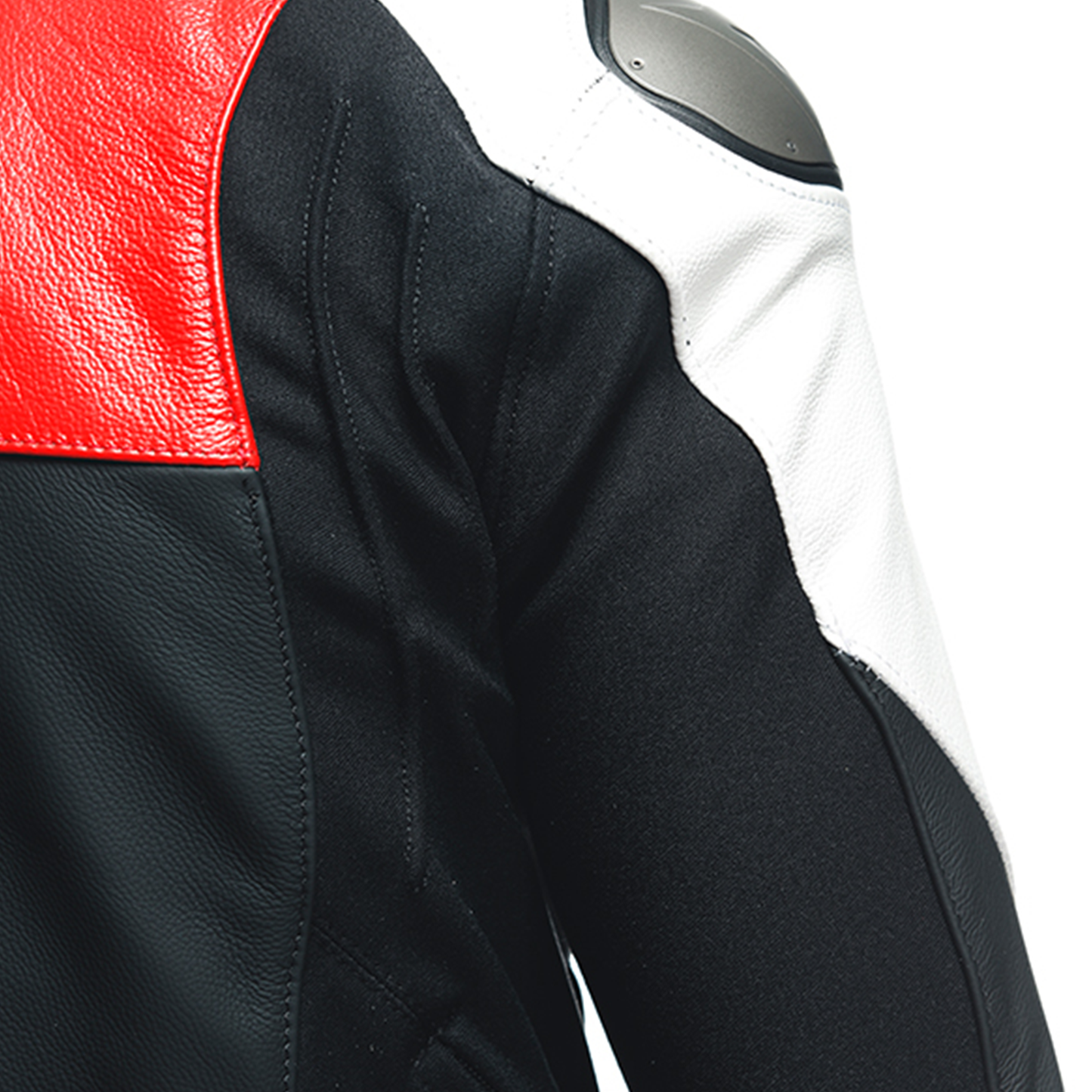 Dainese Dainese Sportiva Leather Jacket - Matt Black/Lava Red/White - View 10
