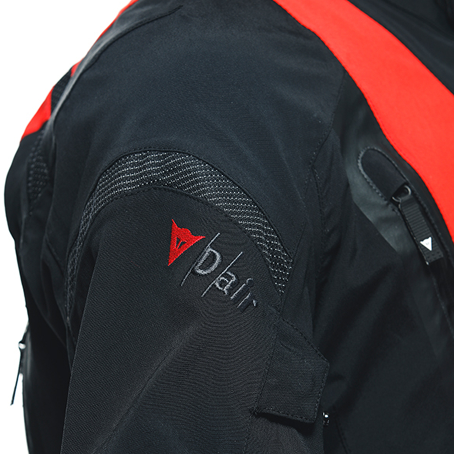 Dainese Dainese Stelvio D-Air DDRY Textile Jacket - Black/Lava Red - View 11