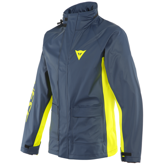 Dainese Storm 2 Unisex Jacket - Black Iris/Flo Yellow (87E)