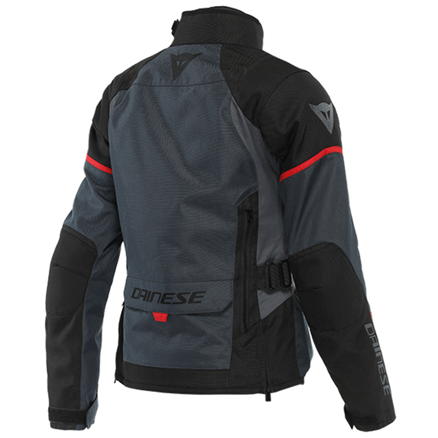 Dainese Tempest 3 D-Dry Lady Jacket - Ebony/Black/Lava Red (80E)