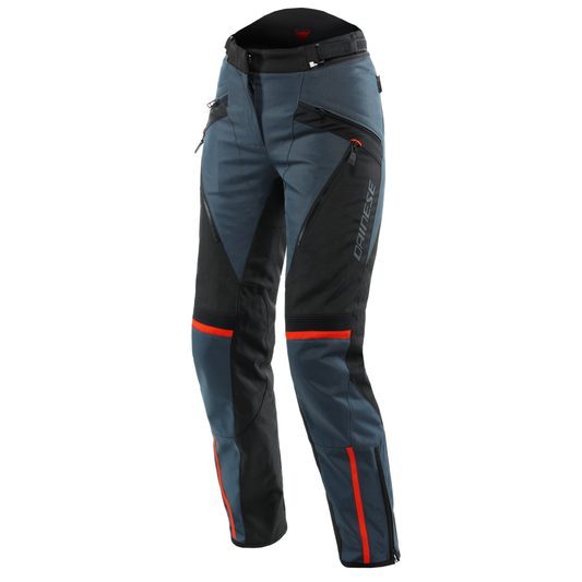 Dainese Tempest 3 D-Dry Lady Pants - Ebony/Black/Lava Red (80E)