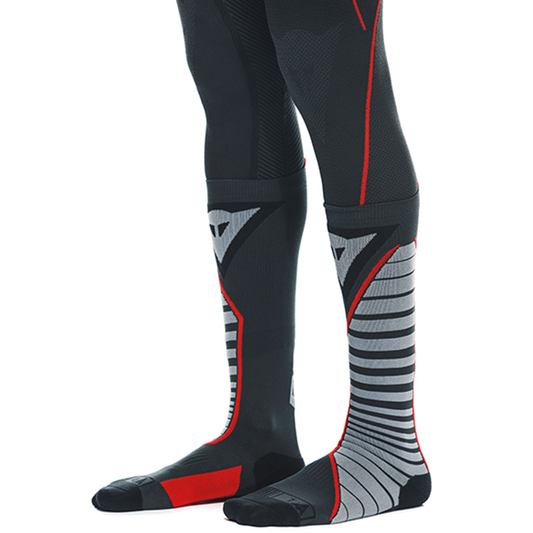 Dainese Thermo Long Socks - Black/Red (606)