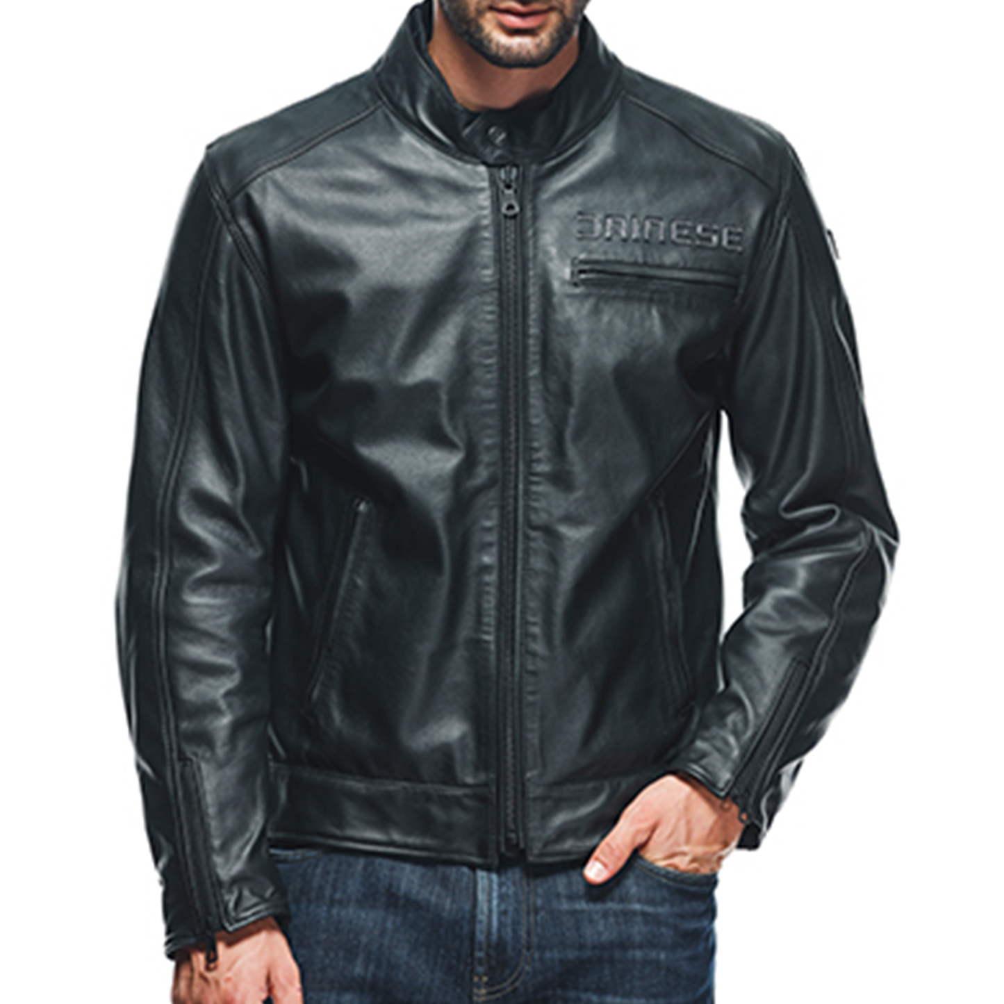 Dainese Dainese Zaurax Leather Jacket - Black - View 10