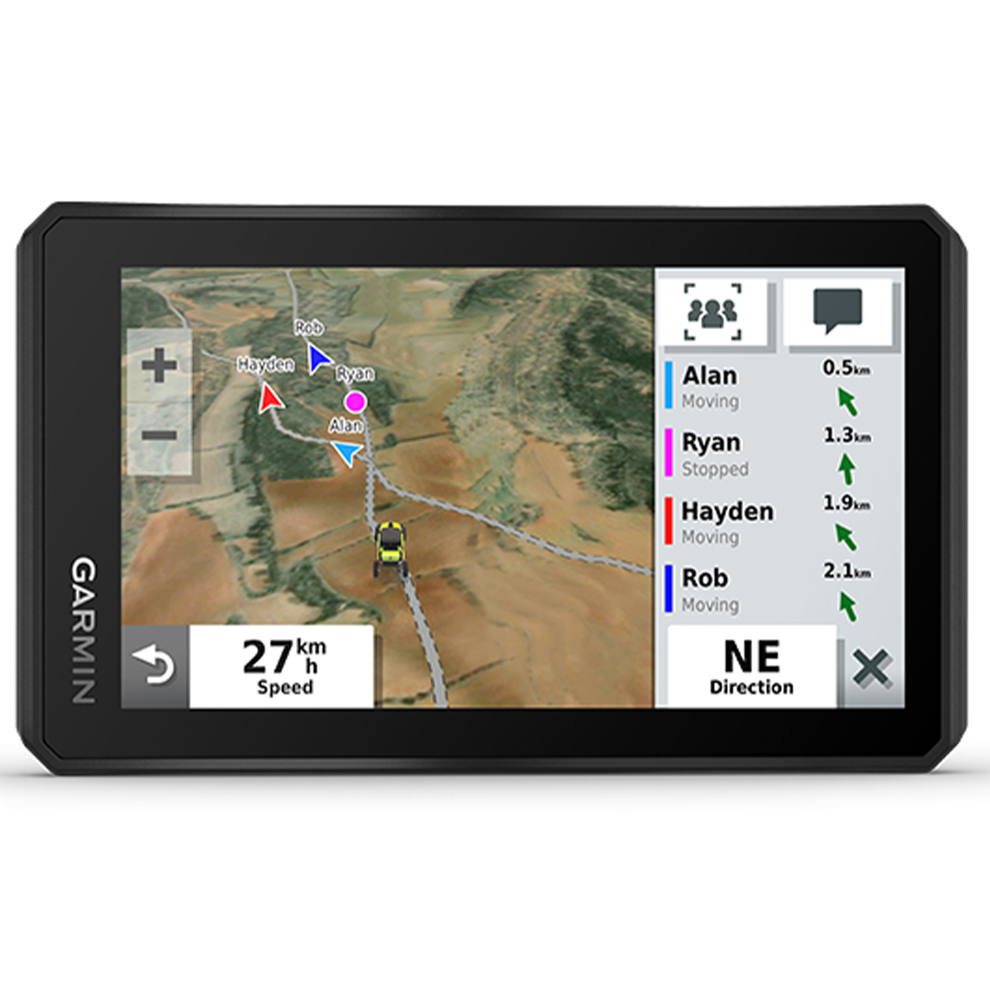 Garmin Garmin Tread + Group Ride Tracker GPS - Interior View