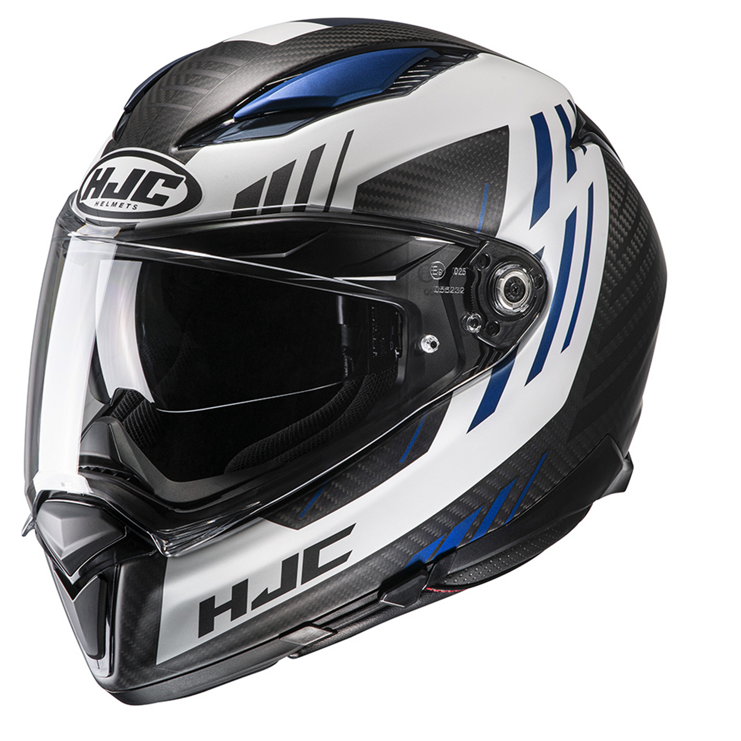 HJC HJC F70 Carbon - Kesta Blue - Front View
