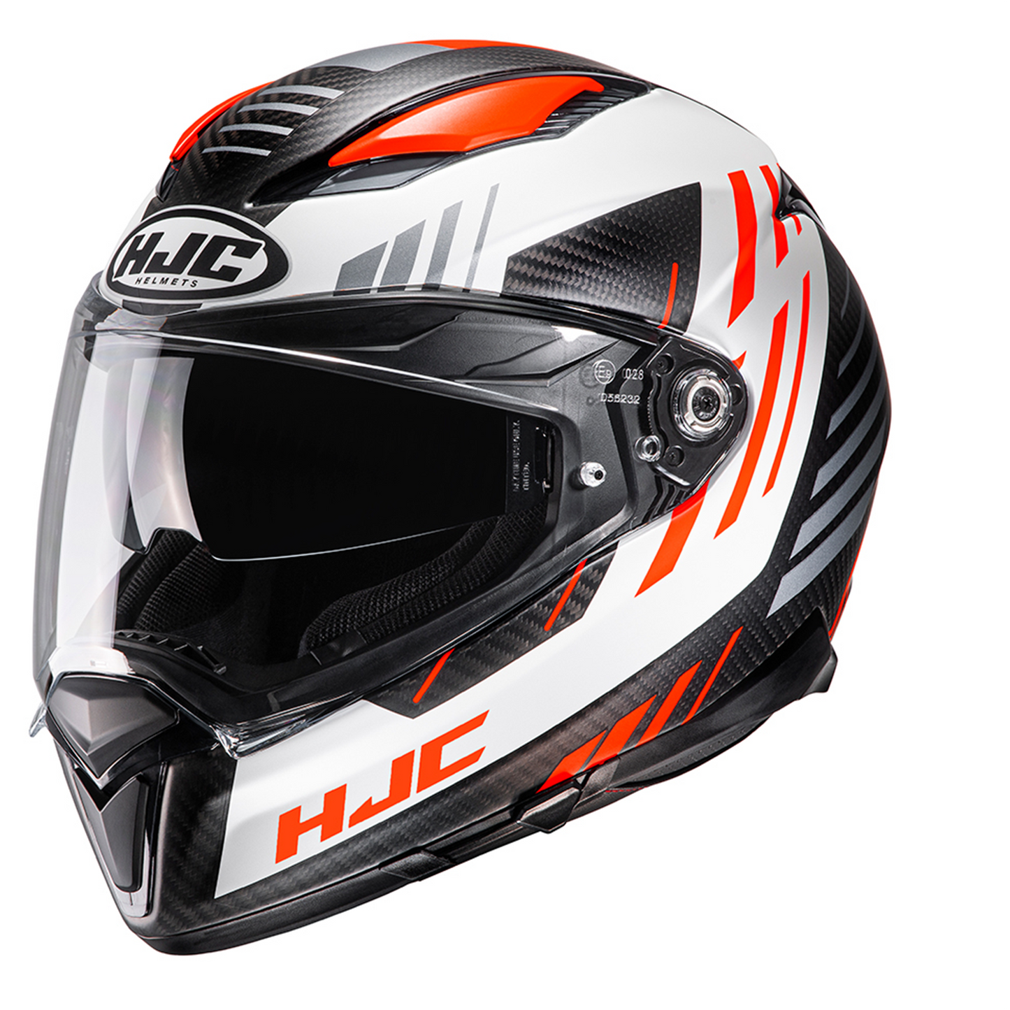 HJC HJC F70 Carbon - Kesta Orange - Front View