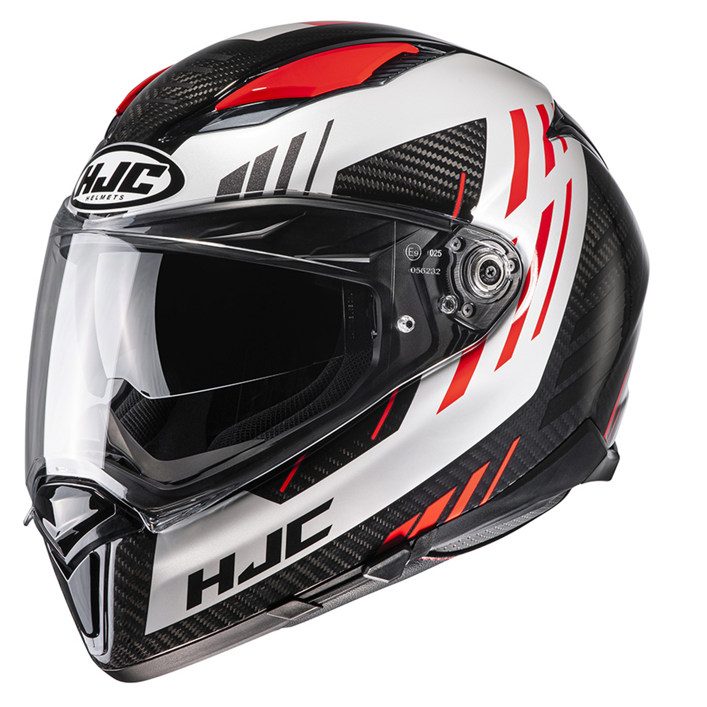 HJC HJC F70 Carbon - Kesta Red - Front View