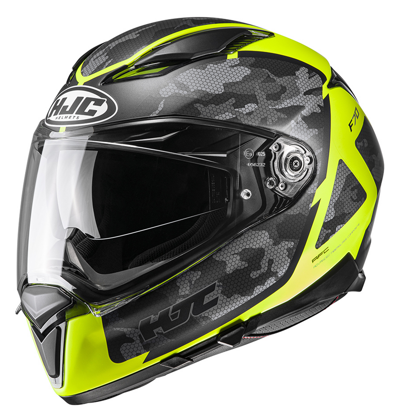 HJC HJC F70 - Katra Yellow - Front View