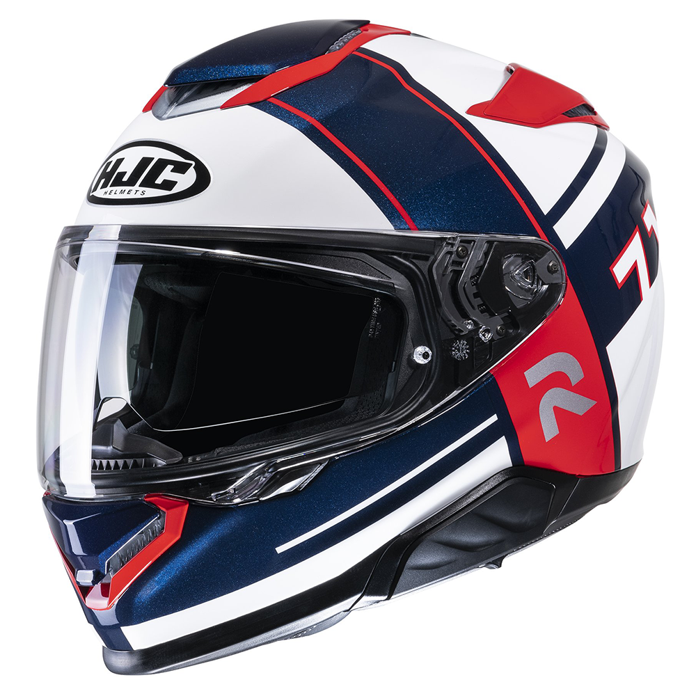 HJC HJC RPHA 71 - Zecha MC21 White Red Blue - Front View