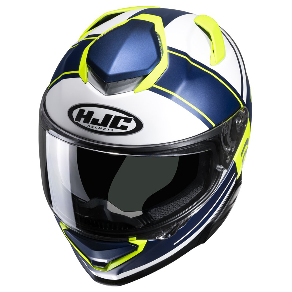 HJC HJC RPHA 71 - Zecha MC3HSF Yellow - Rear View