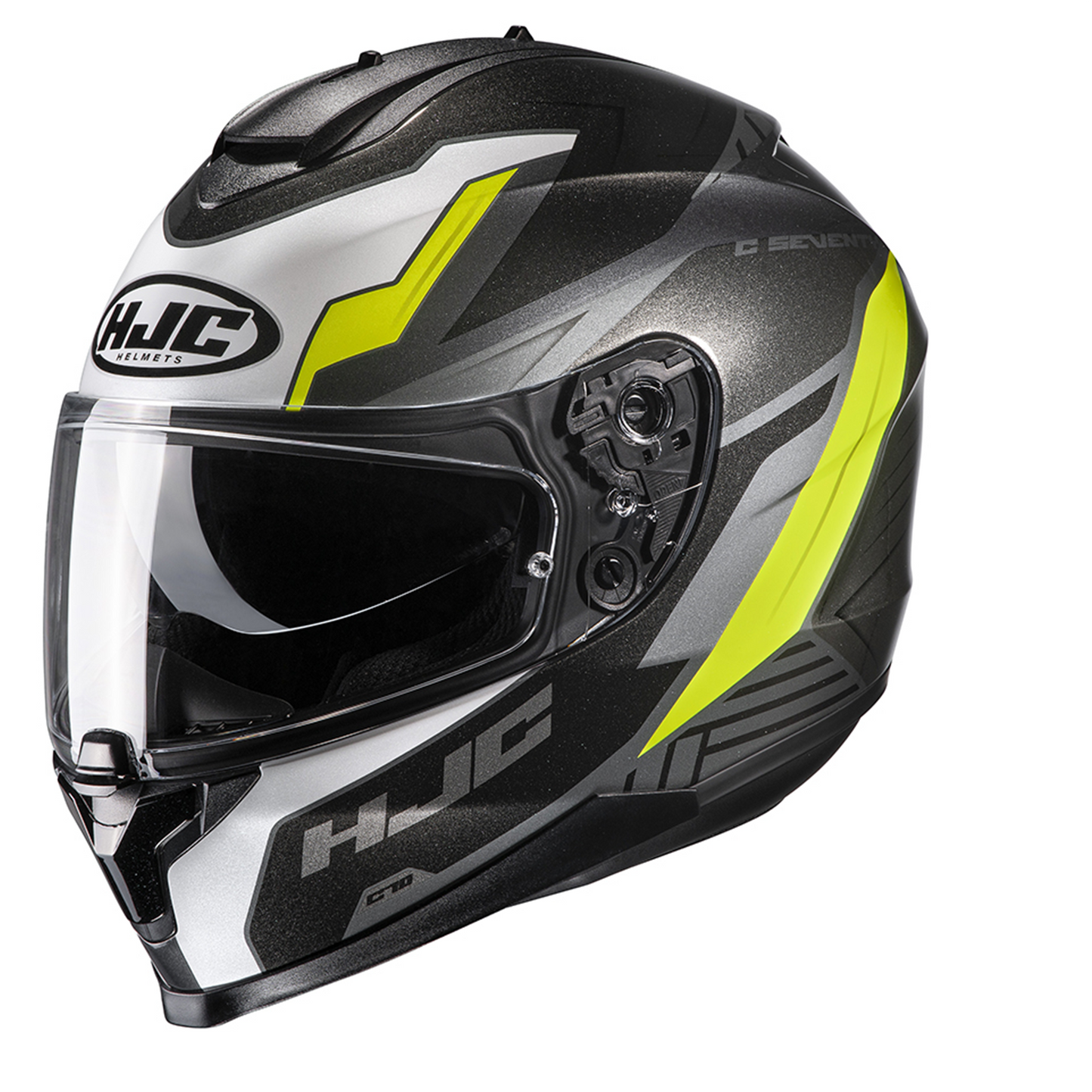 HJC HJC C70 - Silon Yellow - Front View