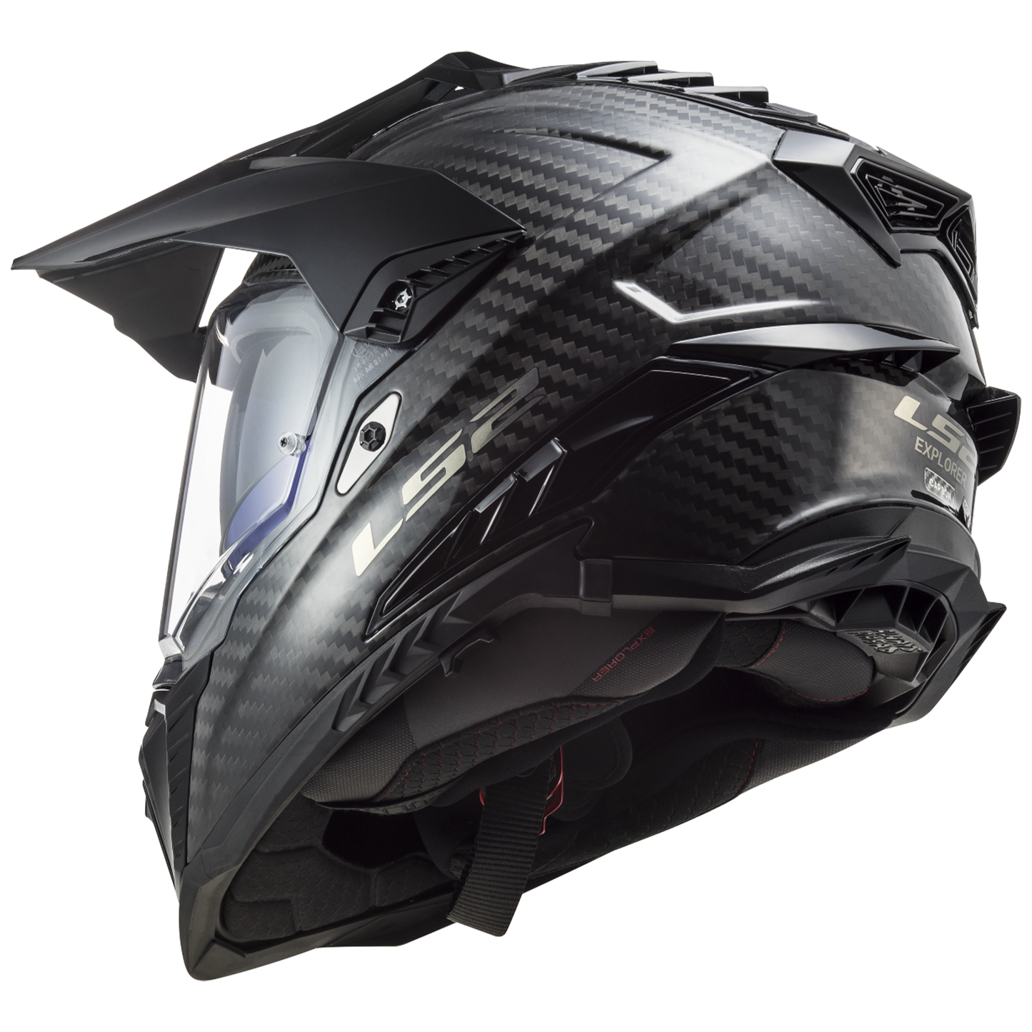 LS2 MX701 Explorer Carbon - Gloss Carbon