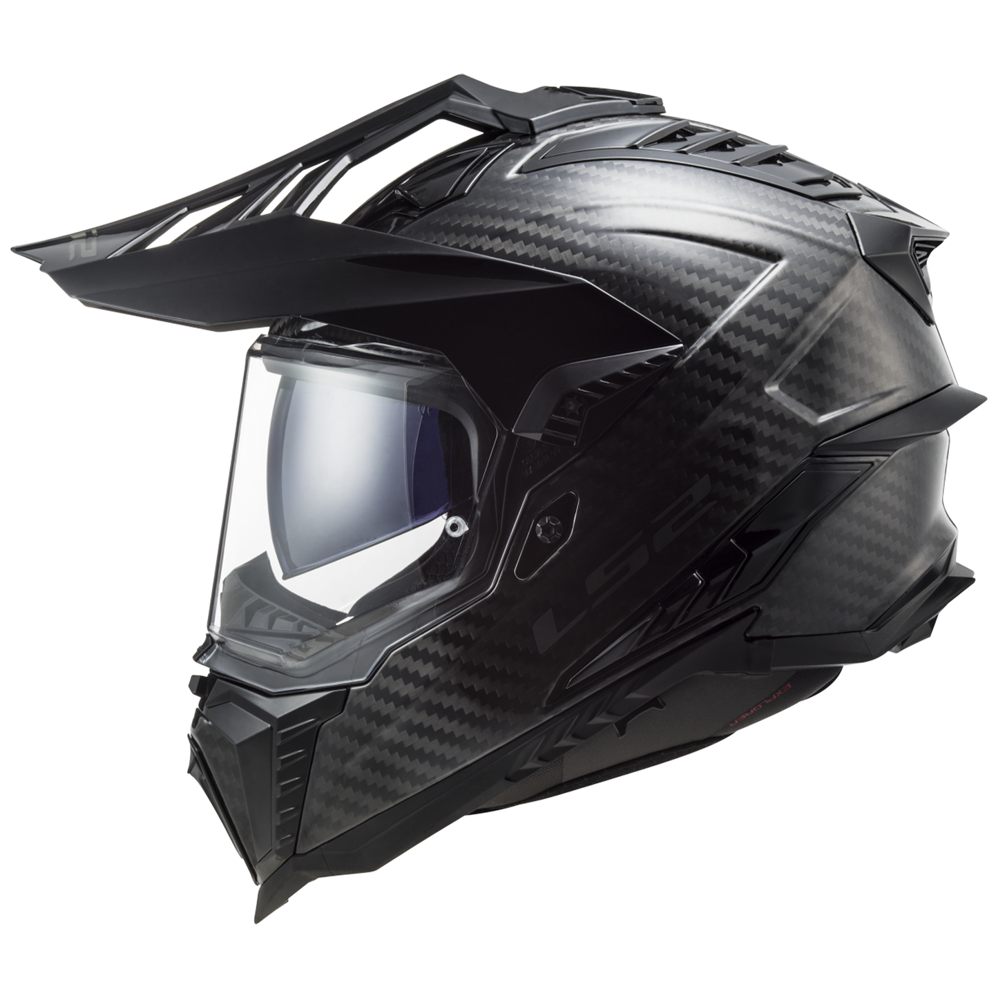LS2 MX701 Explorer Carbon - Gloss Carbon