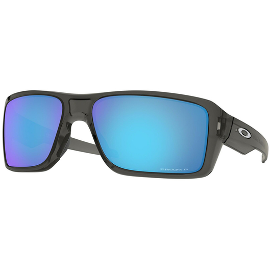 Oakley Double Edge Sunglasses (Grey Smoke) Prizm Sapphire Polarized Lens