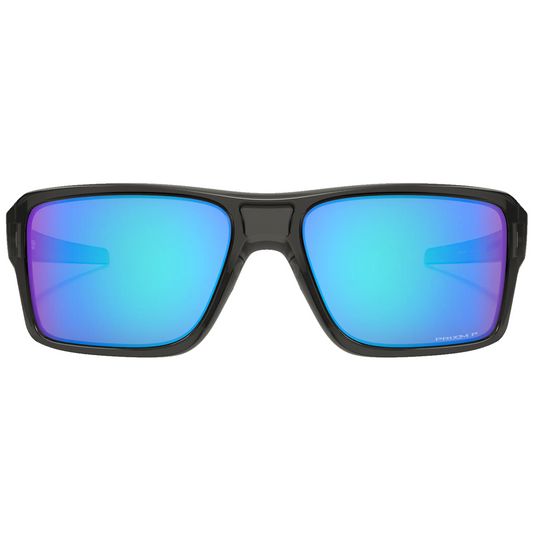Oakley Double Edge Sunglasses (Grey Smoke) Prizm Sapphire Polarized Lens