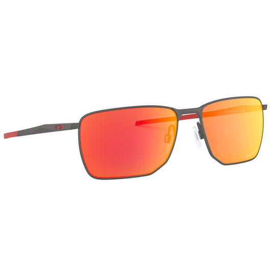 Oakley Ejector Sunglasses (Matt Gunmetal) Prizm Ruby Lens