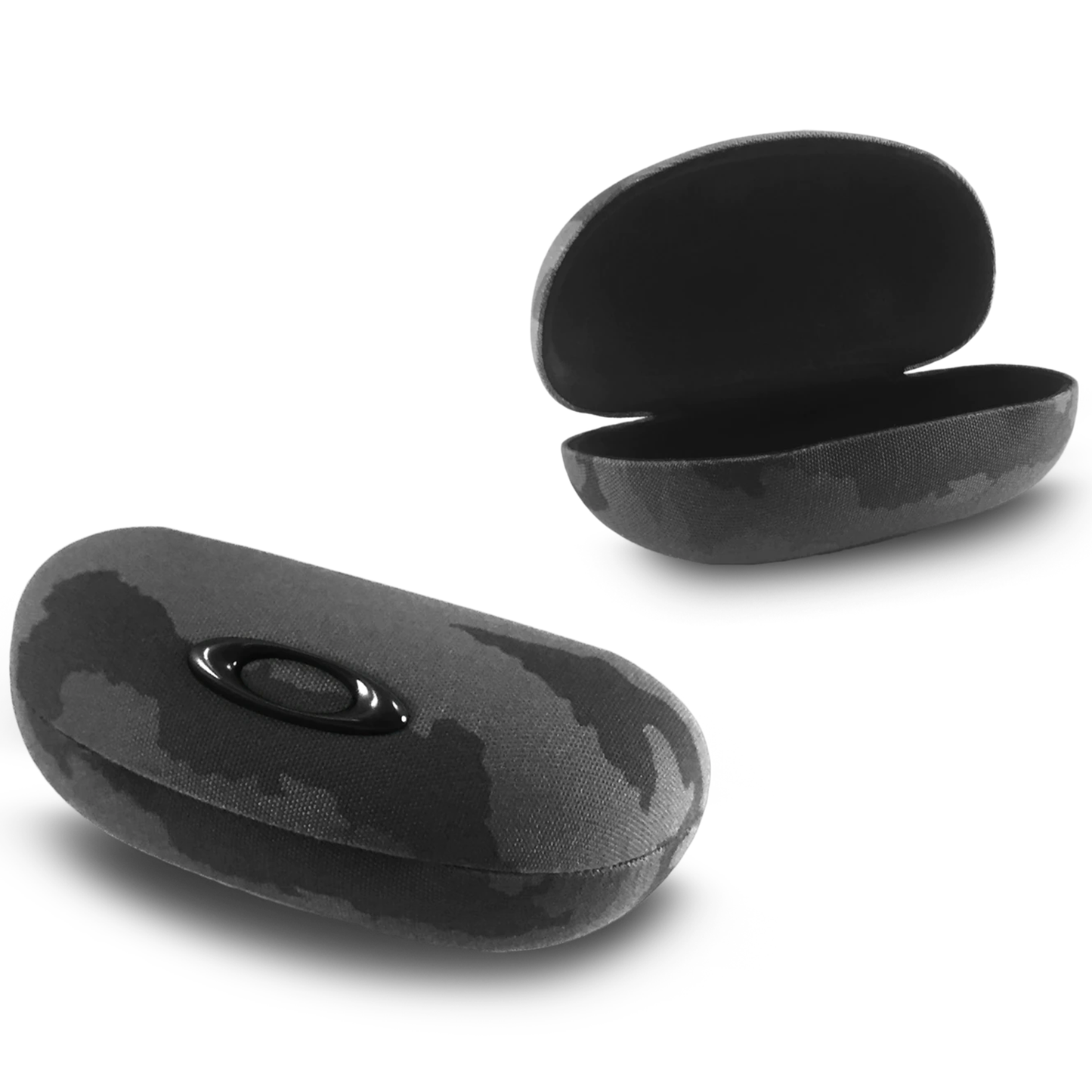 Oakley Oakley Eyewear Accessories Case (Ellipse O) - Grey/Black Camo - Rear View
