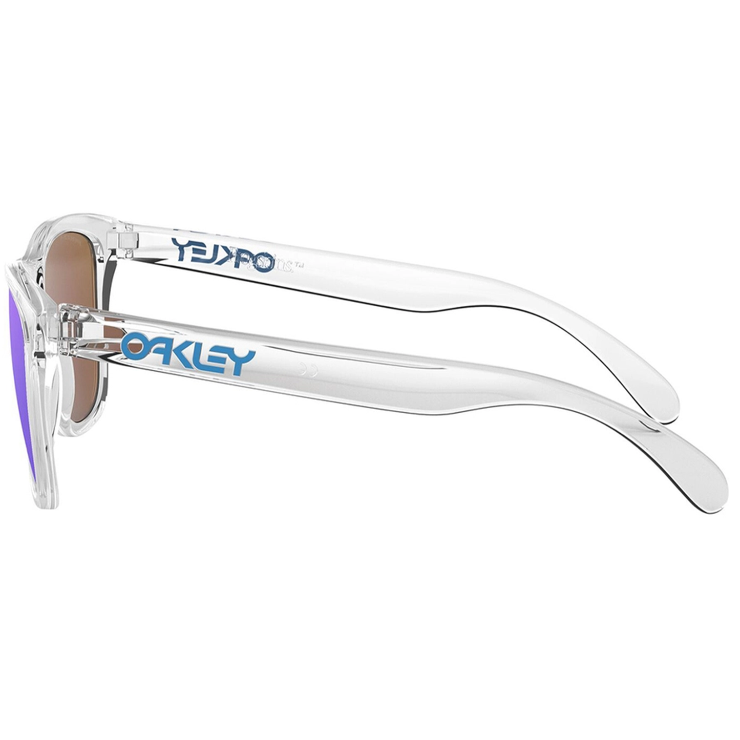 Oakley Frogskins Sunglasses (Crystal Clear) Prizm Sapphire Lens