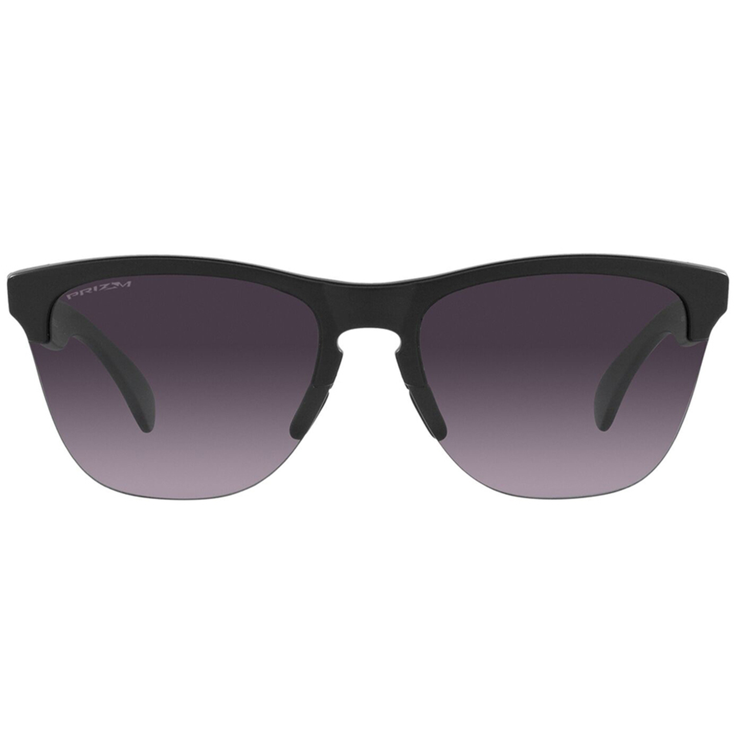 Oakley Frogskins Lite Sunglasses (Matte Black) Prizm Grey Gradient Lens