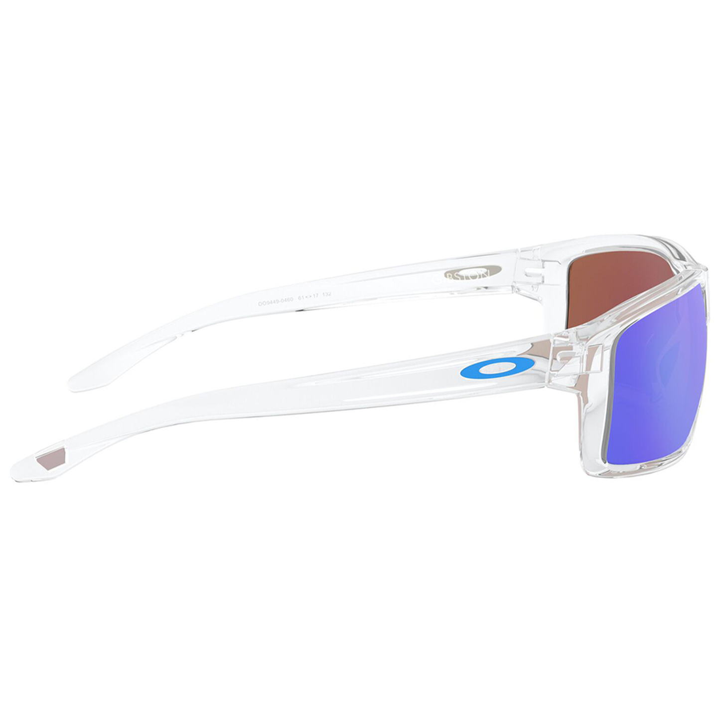 Oakley Gibston Sunglasses (Polished Clear) Prizm Sapphire Lens