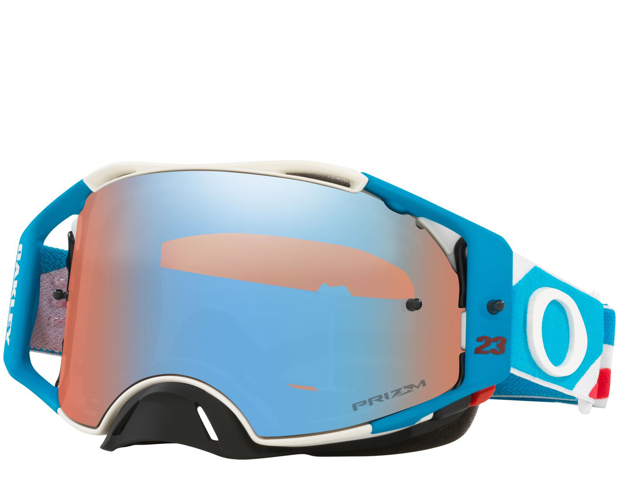 Oakley Airbrake MX Goggles (Chase Sexton Red/White/Blue) Prizm