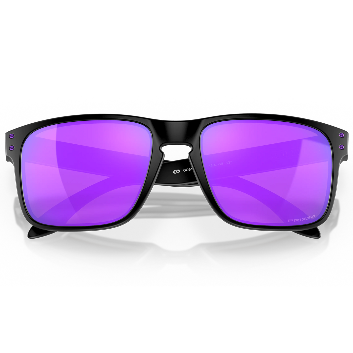 Oakley Holbrook Sunglasses (Matte Black) Prizm Violet Lens