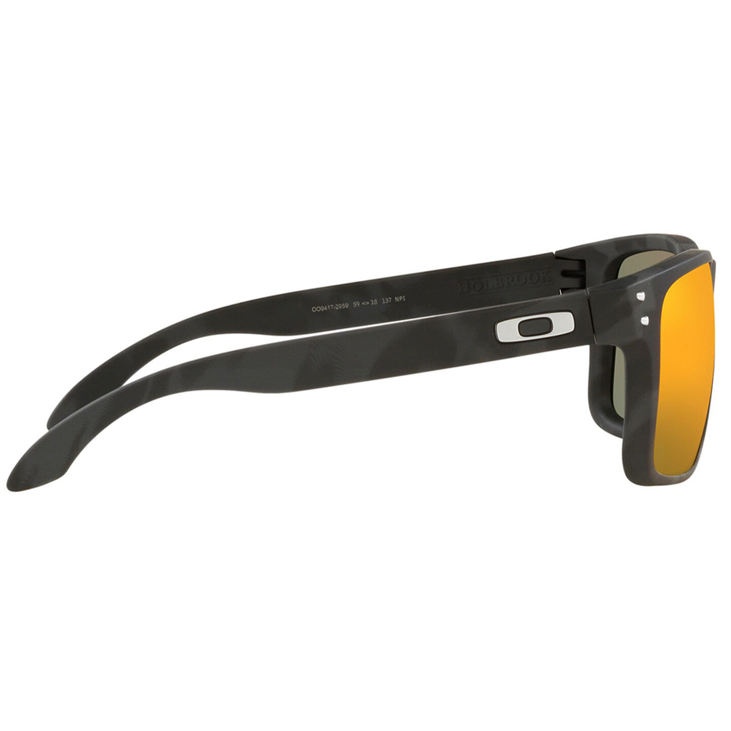 Oakley Holbrook XL Sunglasses (Matte Black Camo) Prizm Ruby Lens